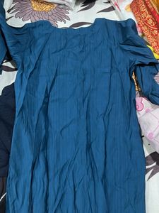 Elegant Teal Embroidered Kurta