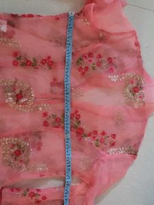 Embroidered Pink Kimono Jacket