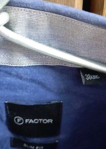 Men's Blue Button-Up Shirt 38 slim fit like new