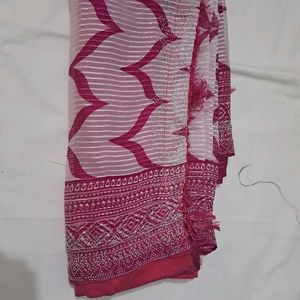new trendy unused Elegant Designer Saree