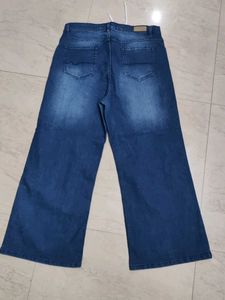Wide Leg Denim Jeans