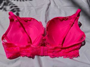 La senza Vibrant Pink Lace Bra