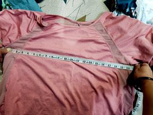 🇳🇿💫🎀Pink Casual T-Shirt with Back Detail