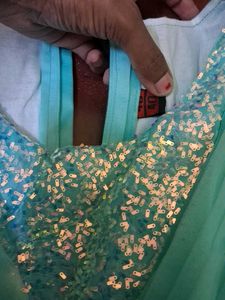 Stunning Teal Gown with Sequins