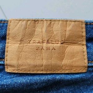 Zara High Waisted Denim Shorts LR-79
