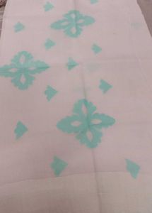 Elegant baby pink kota doriya aplic work sareeSare