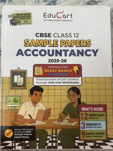 CBSE Class 12 Accountancy Sample Papers 2025-26