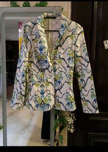 Patterned Women's Blazer