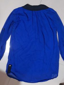 Blue Casual Tunic