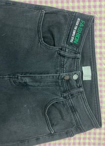 black charcoal jeans