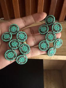Boho Beaded Drop Earrings