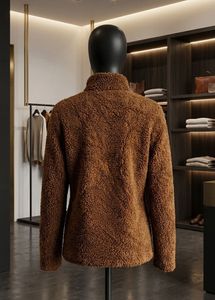 H&amp;M Brown Teddy Fleece Jacket