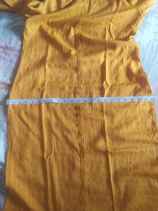 Self Weaved Mustard Kurti