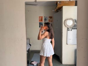 H &amp; M Cute White Summer Romper