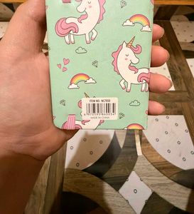 Cute Unicorn Pocket Notebook