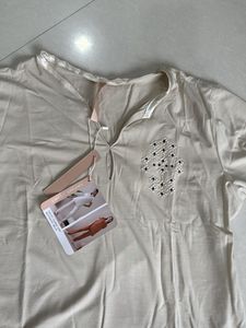 Cozy Pajama Set with Embellishments