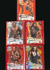 Center fruit WWE JUMBO STICKERS Set 💀