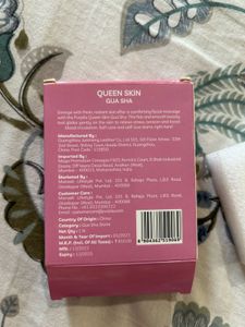 Purple Queen Skin White Gua Sha Tool