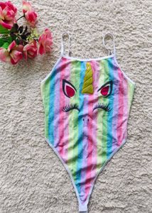 Rainbow Unicorn One-Piece Swimsuit