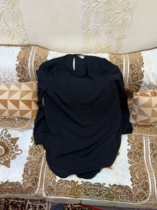 H&amp;M Elegant Black Bell Sleeve Tunic