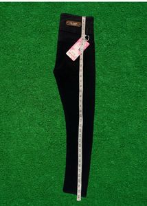Girls Waist Ankle Black Jeans