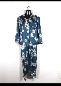 3 Piece Night Suit(2 In 1)
