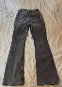 Grey Flare Jeans