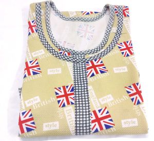 British Flag Print Top America piece