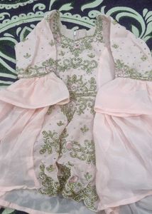 party wear girl's gharara kurta