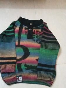 Boys Full Woolen Tshirt 2 Pcs