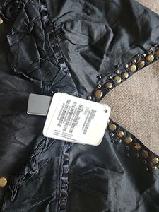 New Brand Unused Black Halter Neck Top