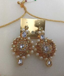 Stunning Ethnic Earrings with Pearls