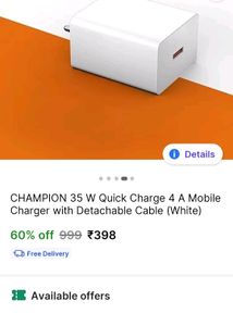Champion 🏆 35w Fast Charger