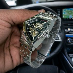Hamilton Men’s Automatic Skeleton Watch – Silver C