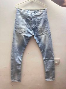 Men's Premium Light Wash Ripped Jeans