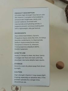 ETLAWm 15% Vitamin C Face Serum