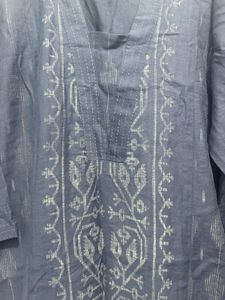 Elegant Blue Embroidered Kurta set