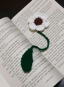 Handmade Crochet Flower Bookmark