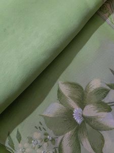 Light Green Floral Saree