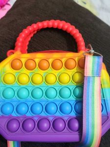 🌈✨ Fabulous Multicolour Pop-It Purse ✨🌈👜
