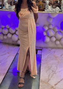 side slit gown