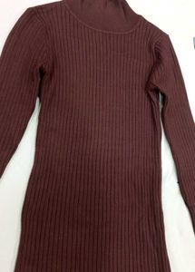 Chic Ribbed Knit Dress