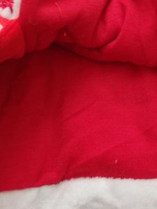 Red Embroidered Kids Jacket