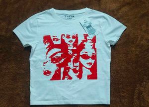 SHEIN Graphic Print Cropped T-Shirt