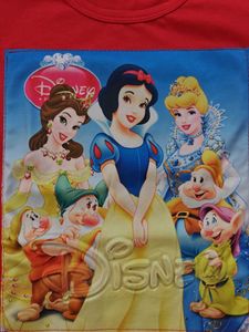 Disney Princess Red T-Shirt &amp; Shorts Set