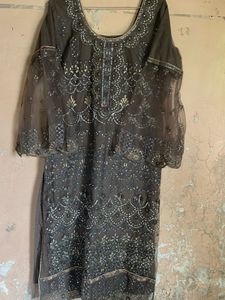 embroidery Kurta set with Dupatta