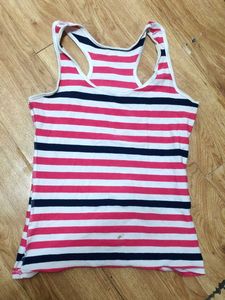 Striped Racerback Tank Top