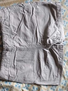 Combo of Grey Cargo Skort and Red Cami Top