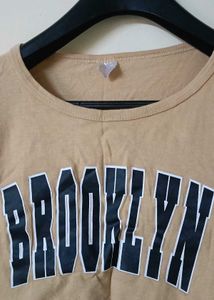 Trendy Brooklyn New York Cropped T-Shirt