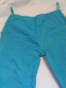 Teal Casual Pants